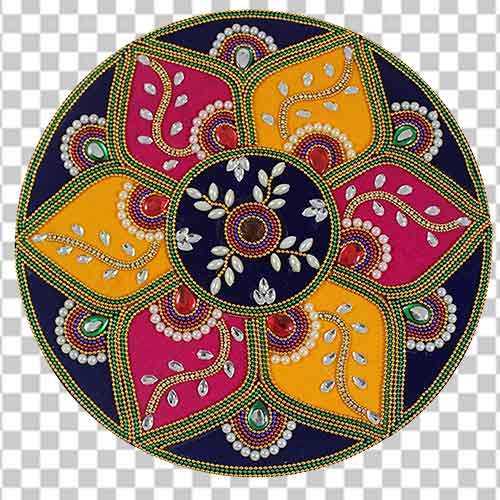Rangoli With Transparent Background Photo Free Download
