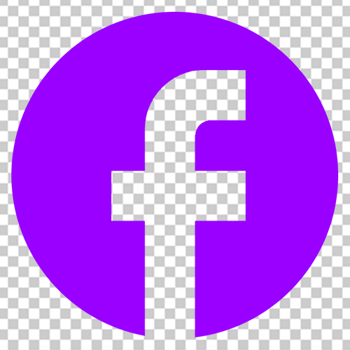 Purple Facebook Logo Png Photo Free Download