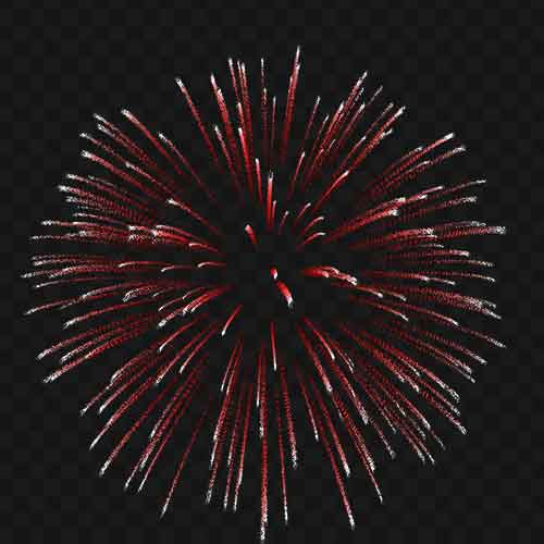 Red Fireworks Png Photo Free Download
