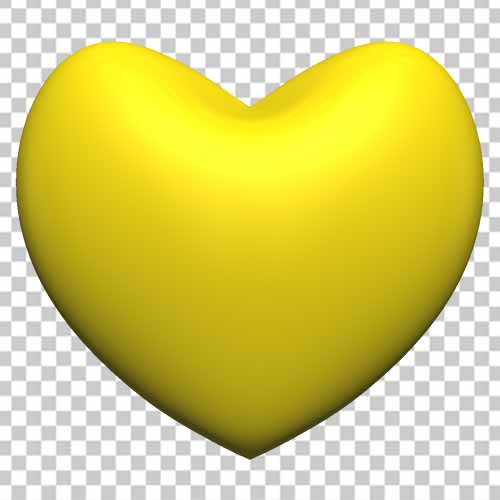 Yellow Heart Png Photo Free Download