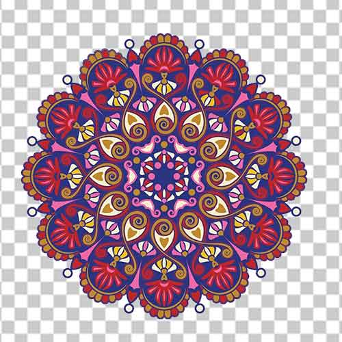 Download Rangoli With Transparent Background Photo Free Download