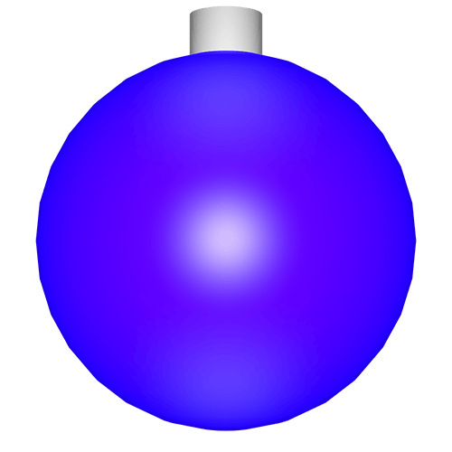 Blue Christmas Ball Png Photo Free Download