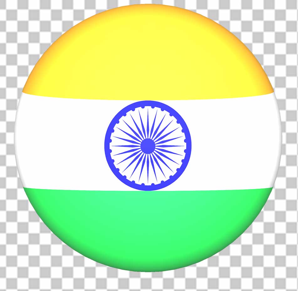 India Flag National Round Png Photo Free Download