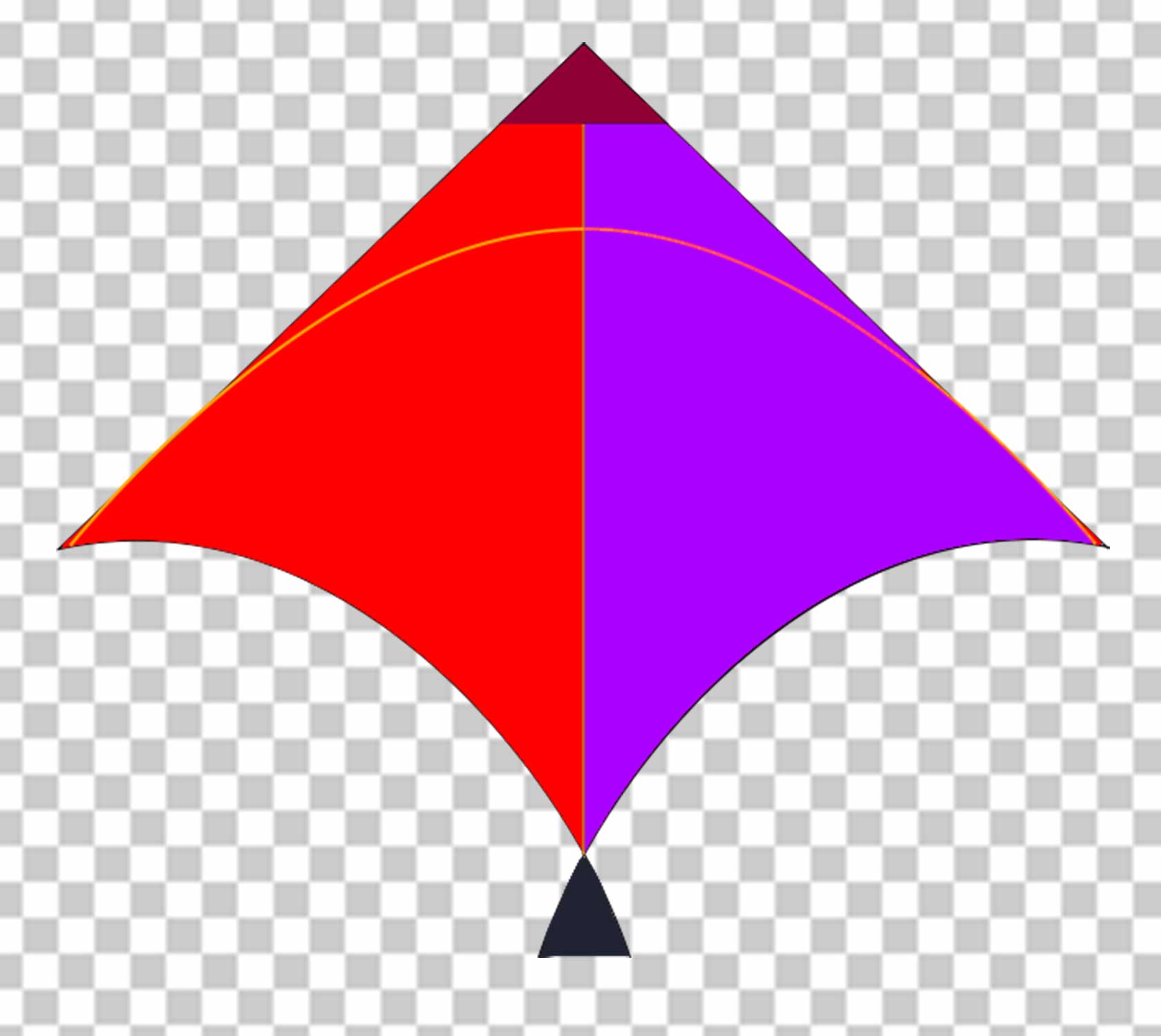 kite shape png