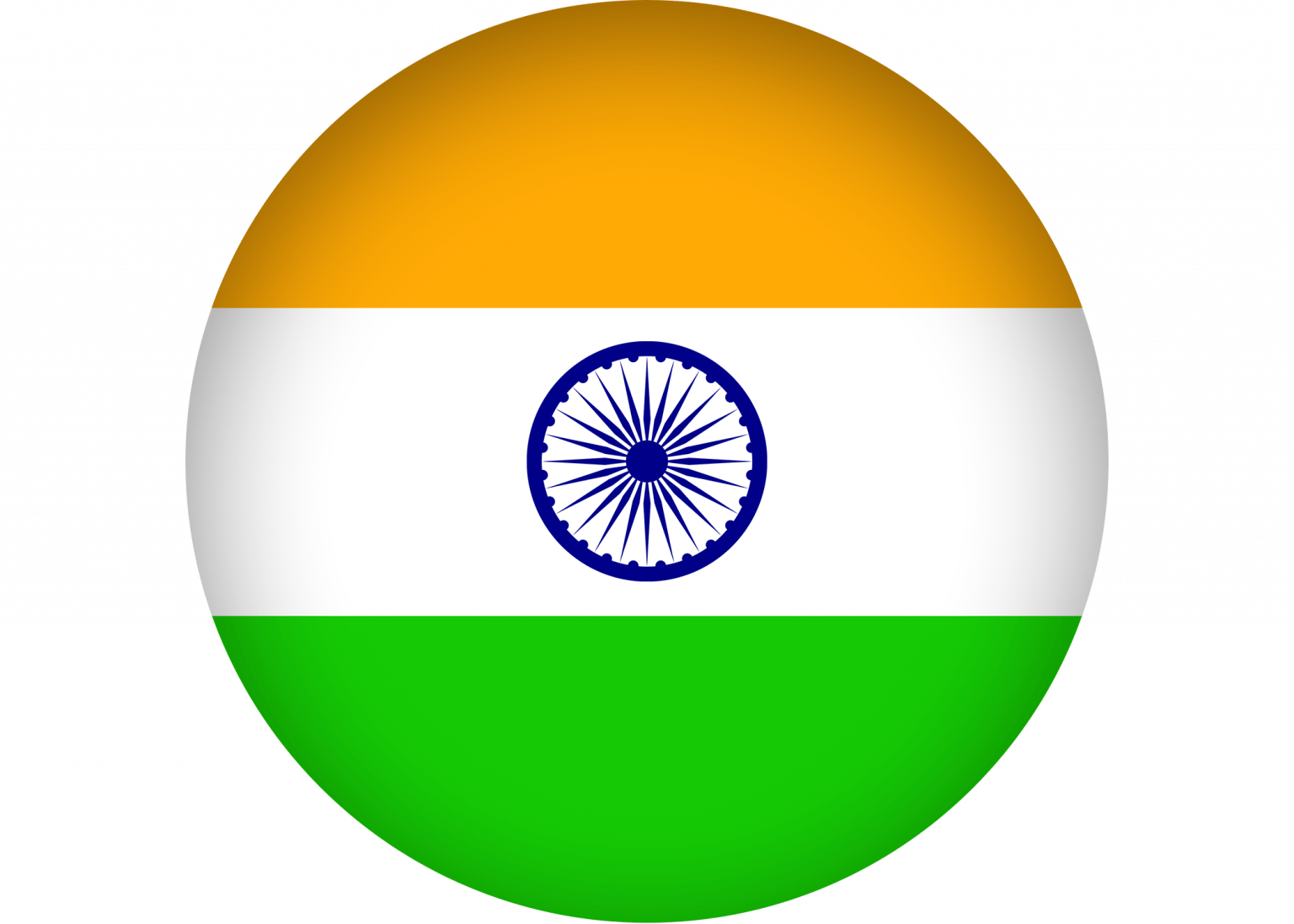 Indian Flag Circle In The Middle