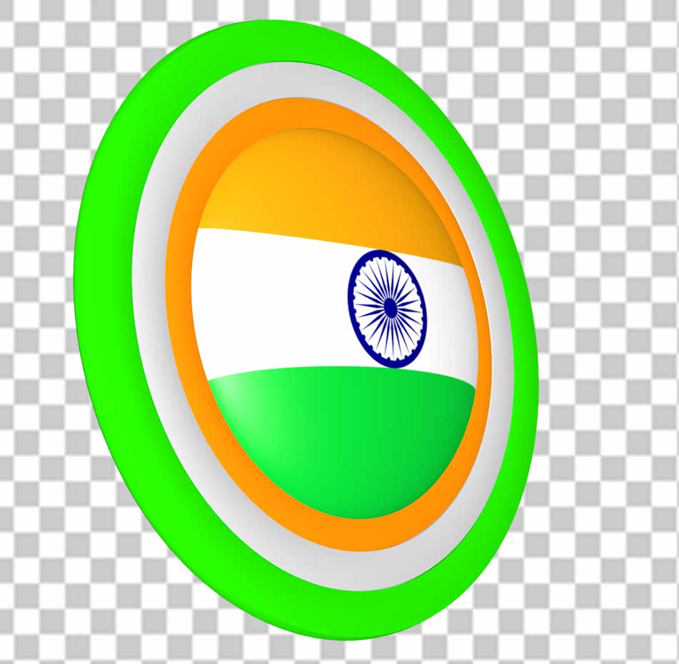 Round Indian Flag Png Photo Free Download