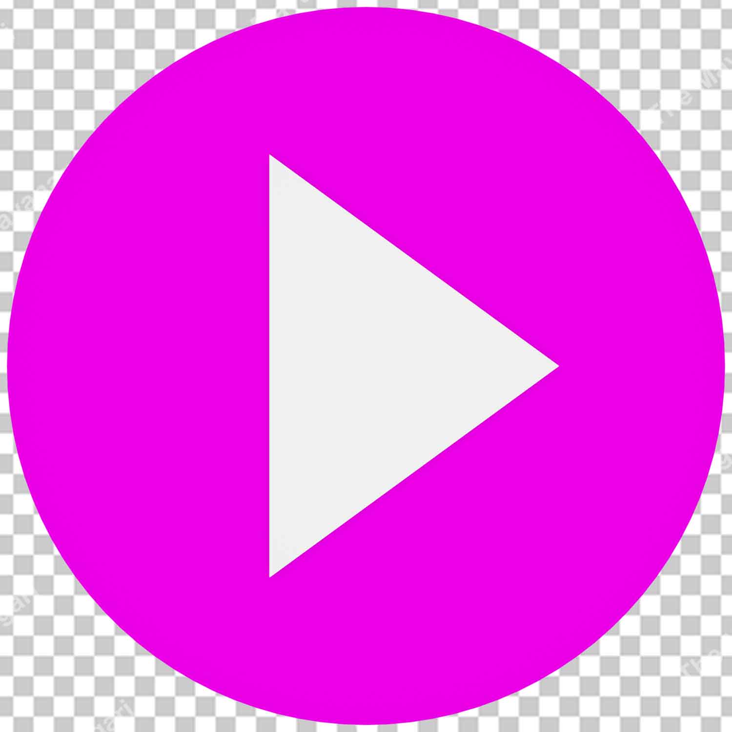 Pink Play button Png Photo Free Download