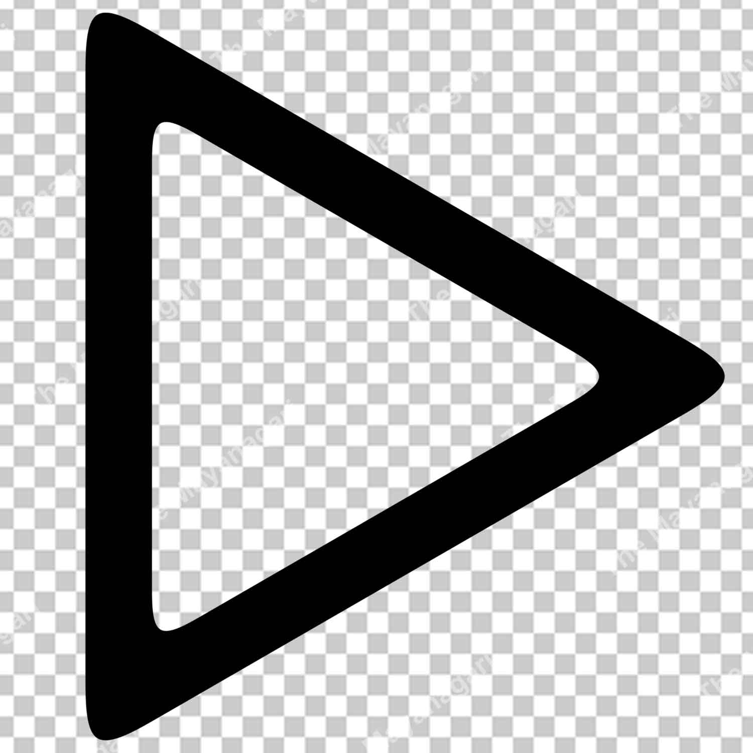 Black Play Button Triangle Png Photo Free Download