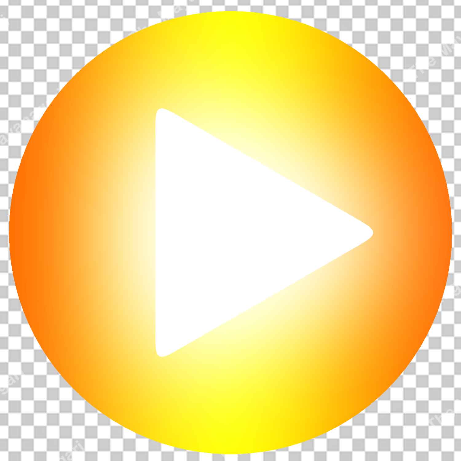 Glowing Play button Png Transparent Photo Free Download