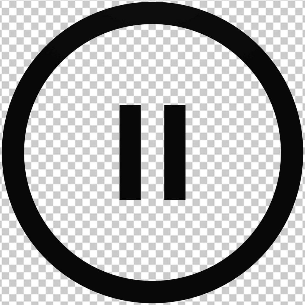 Transparent Blue Pause Button Png Free Download - The Mayanagari