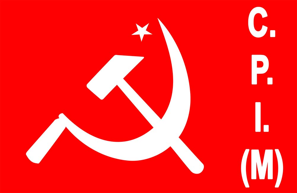 Communist Party of India (CPIM) Flag Photo Free Download